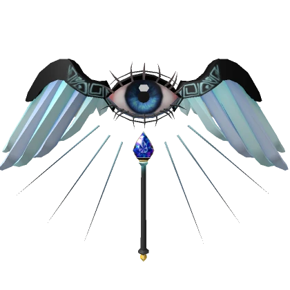 Angel's tear wing staff