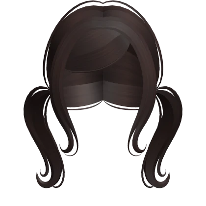  ♡ : brown pretty pigtails 