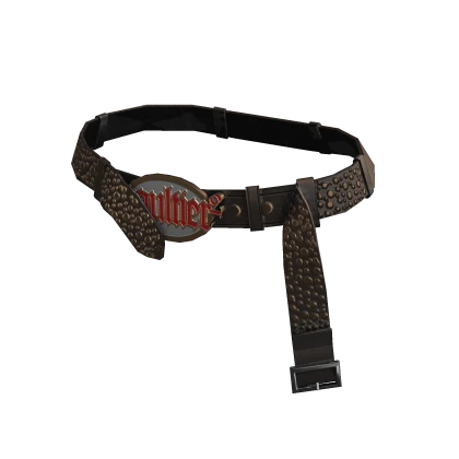 Punk Brown Leather Urban Belt Gothic Buckle