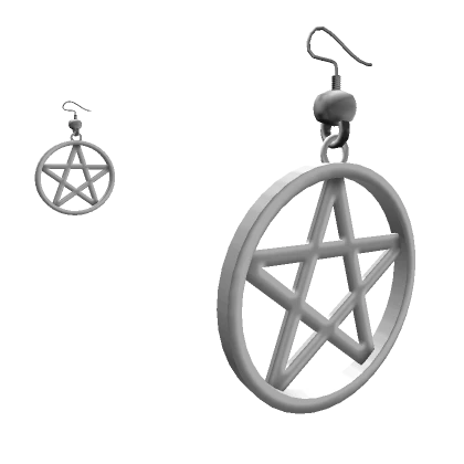 White Star Earrings