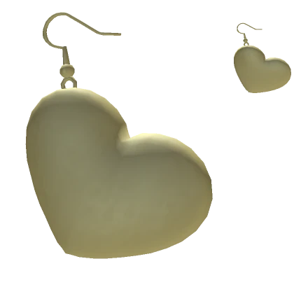 Gold Heart Earrings