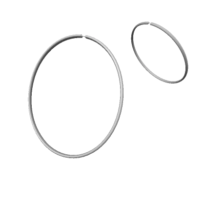 Y2K Extreme Baddie Hoops | Silver