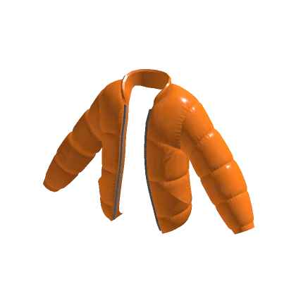 Orange Puffer Jacket