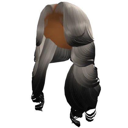 Blowout With Curtain Bangs [Black & White]