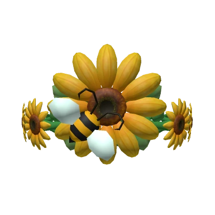 Bee Sunflower Tiara