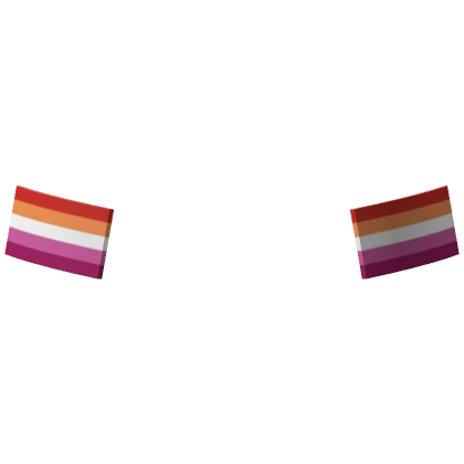 Lesbian Flag Face Stickers 🏳️‍🌈 [Upper]