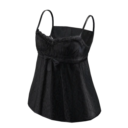 Y2K ☆ Midnight Elegance Cami