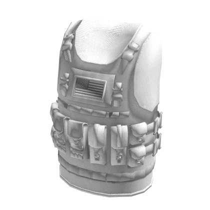 Realistic Military Vest - White 🇺🇸