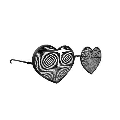 Charcoal Glamorous Heart Shades