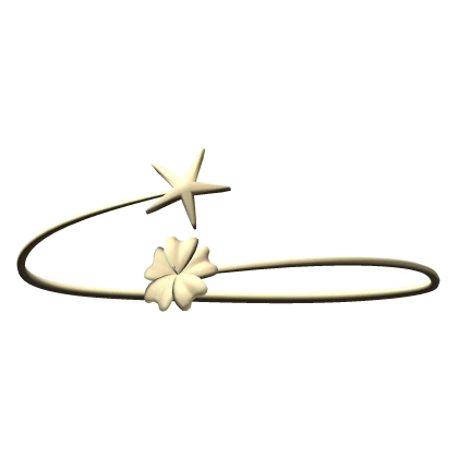 Starfish & Hibiscus Arm Band Bracelet Gold 3.0