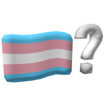 Trans Pride Flag Question Mark