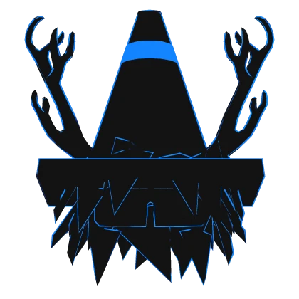 Blue Cartoony Cone Hair✨