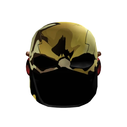 Reverse yellow comic speed flash mask