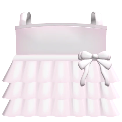 ꒰┊kawaii pink layered mini dress with bow