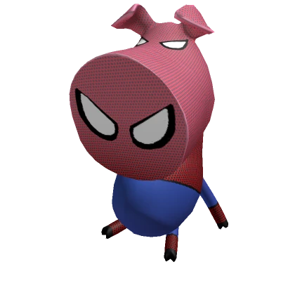 Seatted Spider Friend Pig Hat