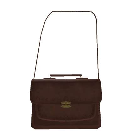 Brown Vintage Academia Messenger Bag (1.0)