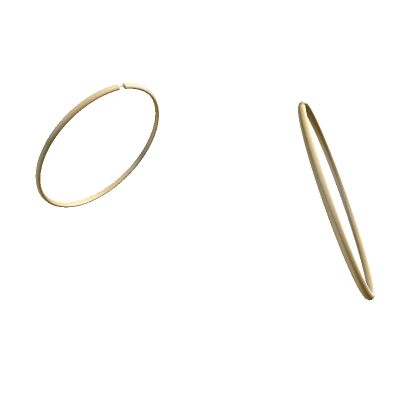 Y2K Extreme Baddie Hoops | Gold