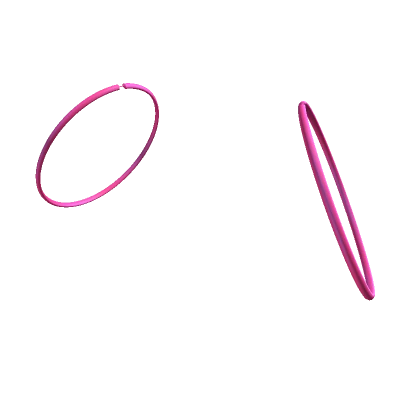 Y2K Extreme Baddie Hoops | Pink