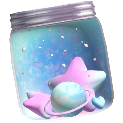 Chill Sparkling Cosmos in a Jar