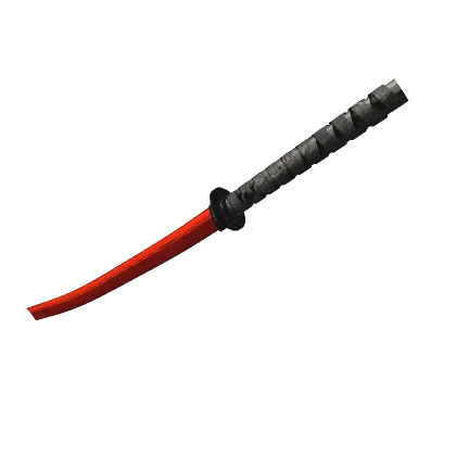 Glowing Red Katana - Left