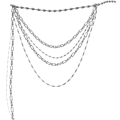  3.0 Silver Gaian Temporal Chain Belt