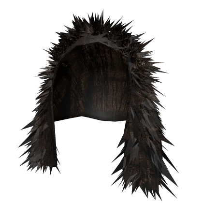Brown Fur Headscarf