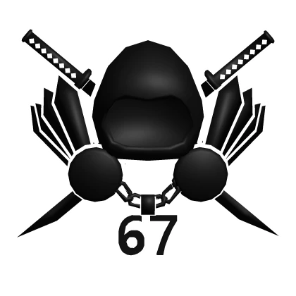 67 White Dominus Chain Necklace Katana Combo