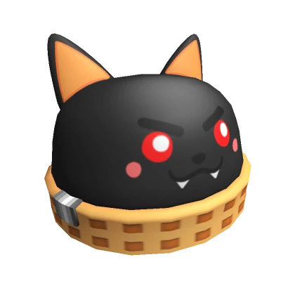 Evil Waffle Kitty Beanie