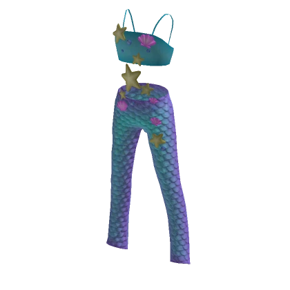 Turquoise Mermaid Outfit