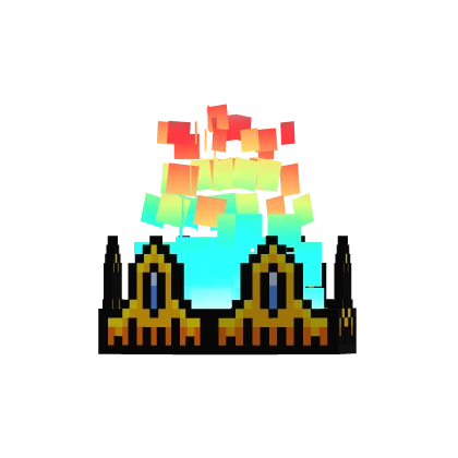 8-Bit Royal Crown (FIRE EFFECT)