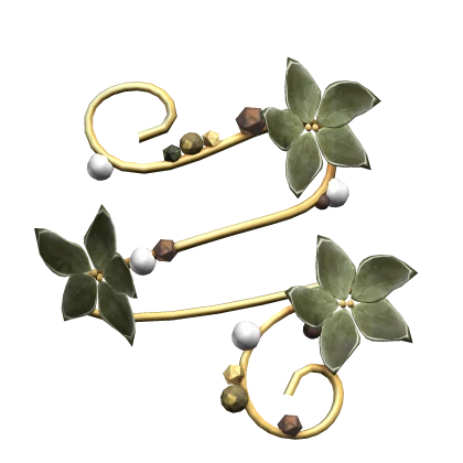 ☆ Boho Gold Flower Arm Cuff