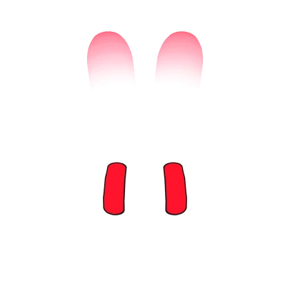 Red Neon Bunny Head