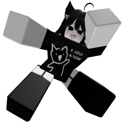 Black Cat Girl Companion