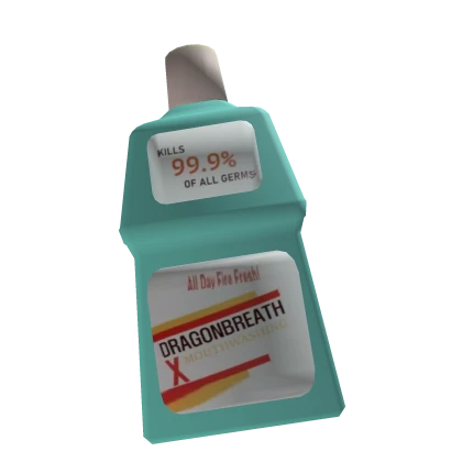 Bottle of Dragonbreath Mouthwash