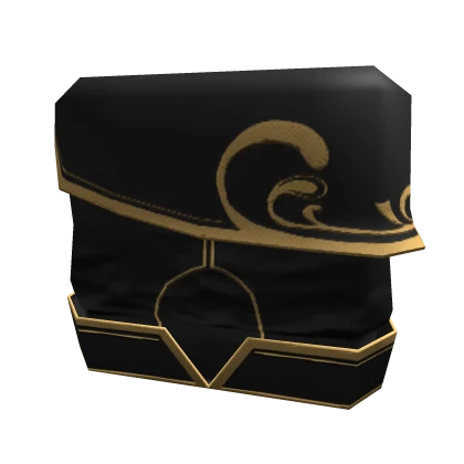 ♾️ Black and gold noble monarch left shoulder