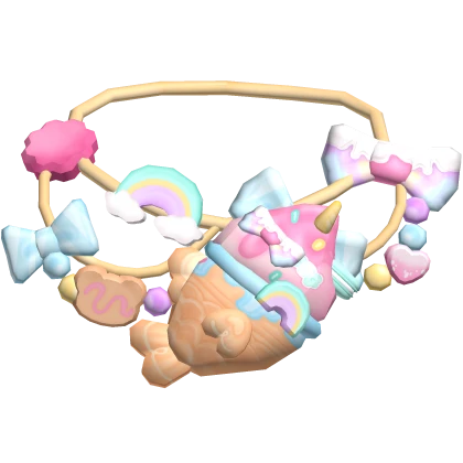 harajuku taiyaki summer decora chunky necklace