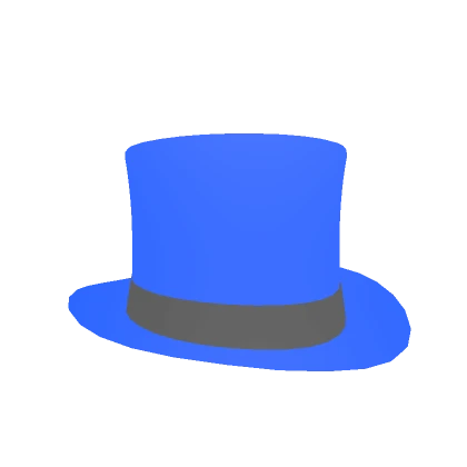 Ocean Blue Neon Top Hat