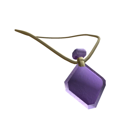 Gold Amethyst Perfume Necklace (3.0)