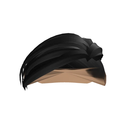 Raul's hair with bangs black 2.0 - Light 