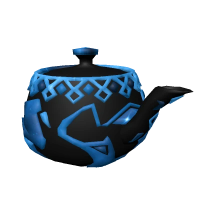 Blue Knight Teapot