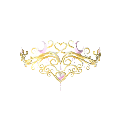 ♡ Golden Celestial Pink Fairy Tiara