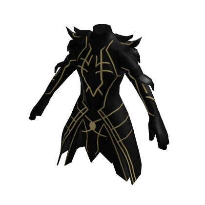 Golden Trims on Black Armor