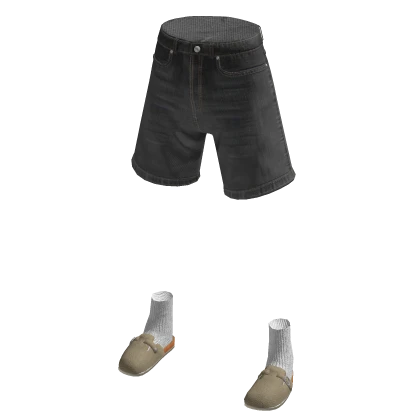 Baggy Jorts with Birks (Grey)