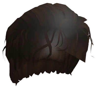 Rick's Brown Messy Slicked Hair