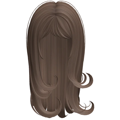 Long Swirly Girly Hair (Brown)