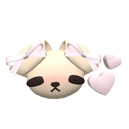 ♡ soft puppy hairclip tan