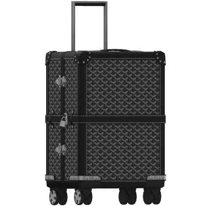 Goyard Black Bourget PM Trolley Case