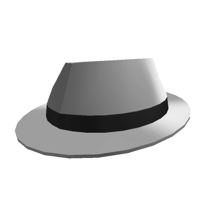 Silver Shiny Fedora