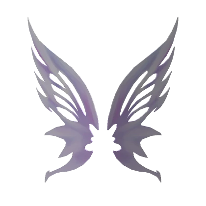 Y2K purple pixie galaxy wings