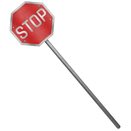 Back Stop Sign